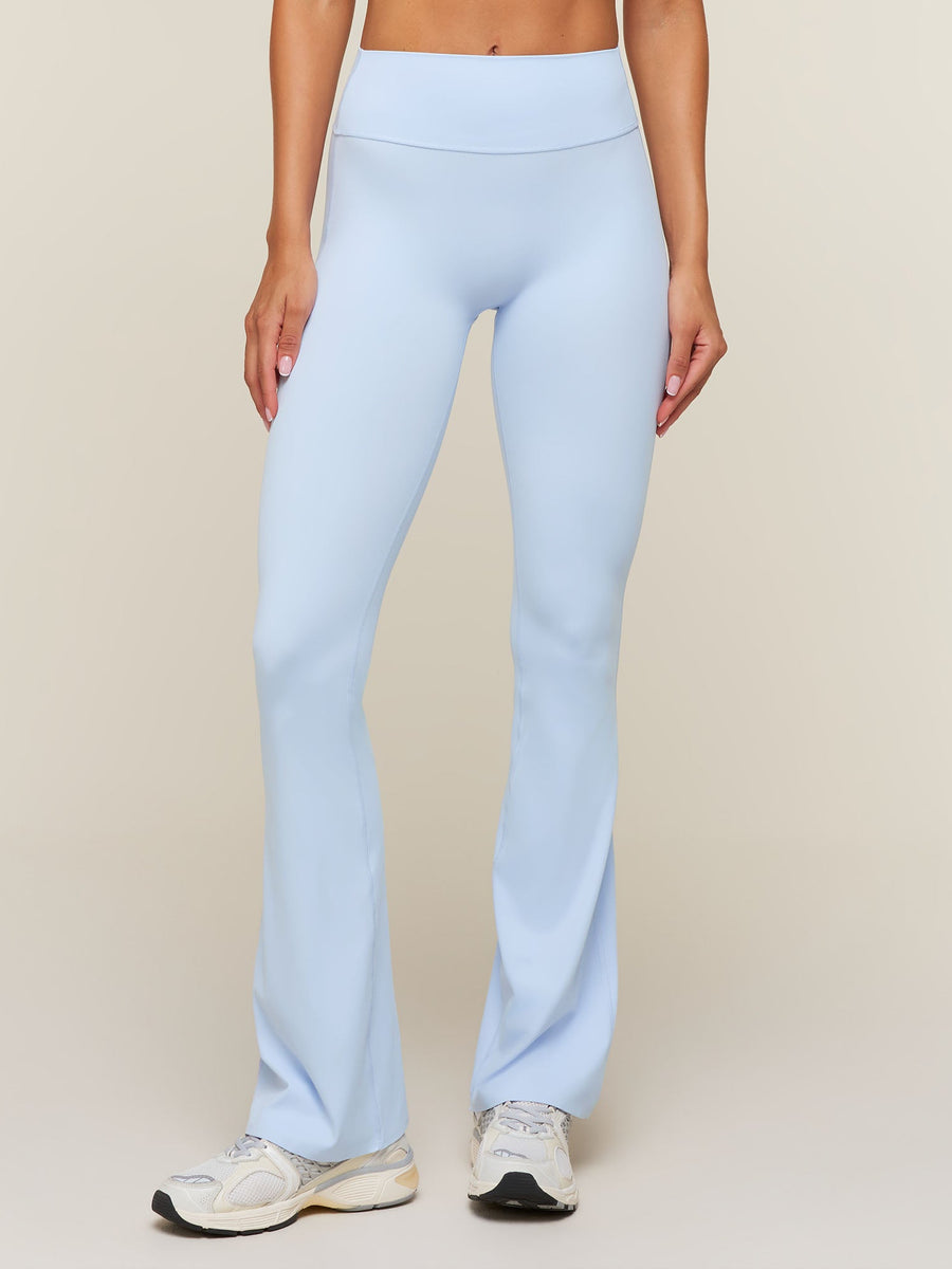 Gymshark Shape Bonded Flared Tall Leggings — Tranquil Blue — 1