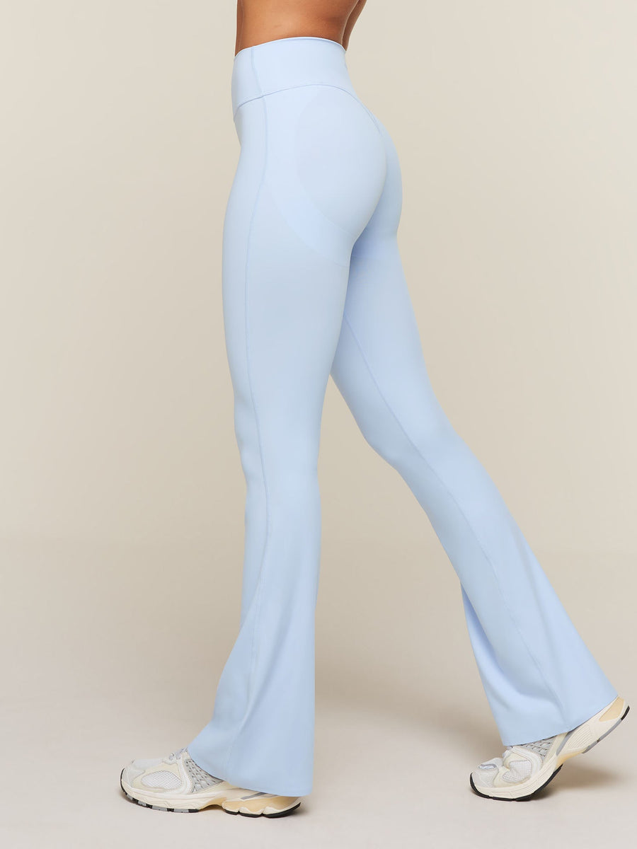 Gymshark Shape Bonded Flared Tall Leggings — Tranquil Blue — 3