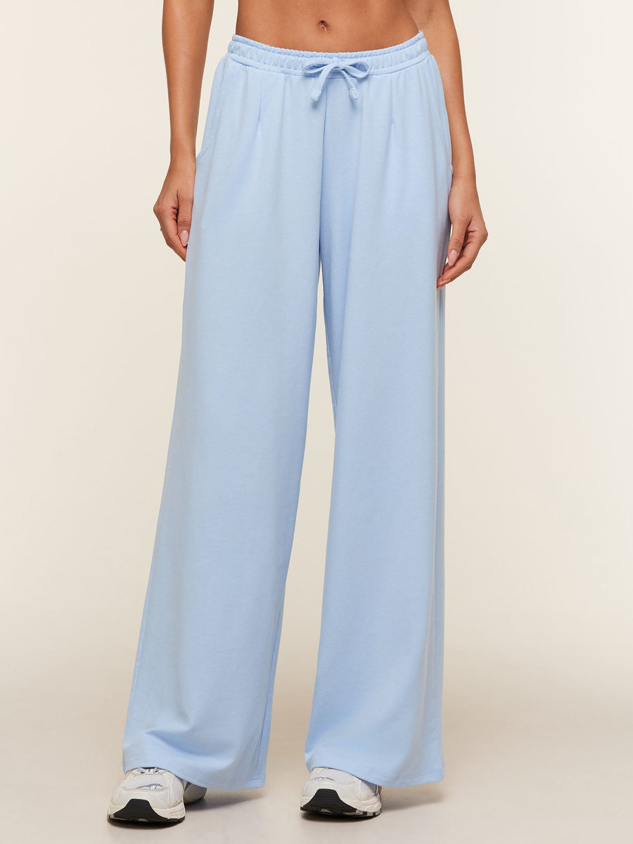 Gymshark Lightweight Wide Leg Pant Tall — Tranquil Blue — 1