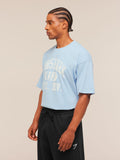 Gymshark Athletic Division Graphic T-Shirt — Chilled Blue — 4