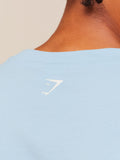 Gymshark Athletic Division Graphic T-Shirt — Chilled Blue — 5