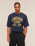 Gymshark Athletic Division Graphic T-Shirt — Heavy Blue — 1