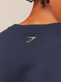 Gymshark Athletic Division Graphic T-Shirt — Heavy Blue — 6