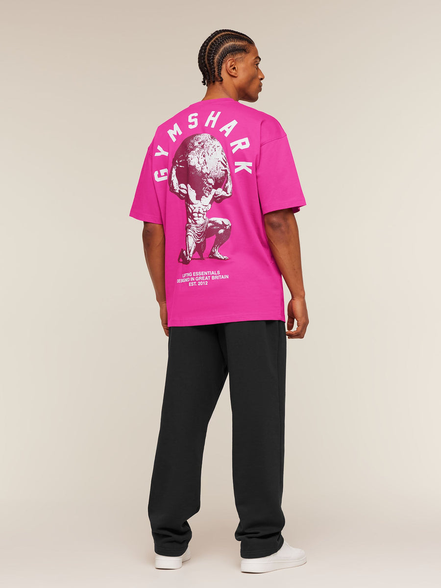 Gymshark Atlas T-Shirt — Super-Set Pink — 4