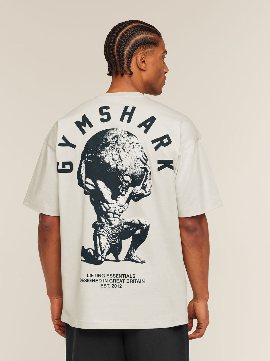 Gymshark Atlas T-Shirt — Tinted White — 1