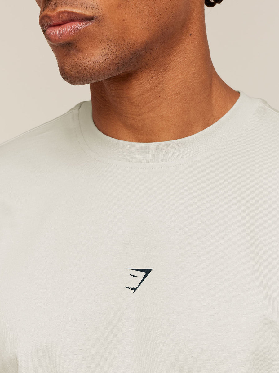 Gymshark Atlas T-Shirt — Tinted White — 6