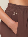 Gymshark Campus Track Pants — Espresso Brown — 4