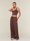 Gymshark Campus Track Pants — Espresso Brown — 6
