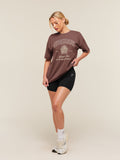 Gymshark College Crest Graphic T-Shirt — Espresso Brown — 4