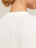 Gymshark College Crest Graphic T-Shirt — Soft White — 6