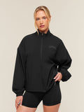Gymshark College Crest Graphic Track Jacket — Black — 1