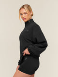 Gymshark College Crest Graphic Track Jacket — Black — 3