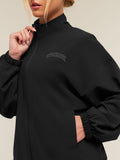 Gymshark College Crest Graphic Track Jacket — Black — 6