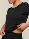 Gymshark Conditioning Club Baby Tee — Black — 6