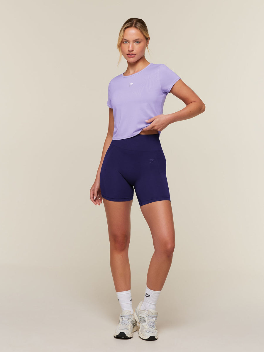 Gymshark Conditioning Club Baby Tee — Pace Purple — 4