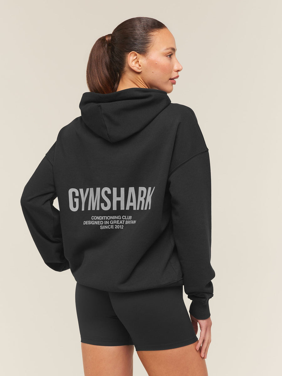 Gymshark Conditioning Club Hoodie — Black — 1
