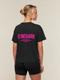 Gymshark Conditioning Club Oversized Short Sleeve T-Shirt — Black — 2