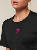 Gymshark Conditioning Club Oversized Short Sleeve T-Shirt — Black — 6