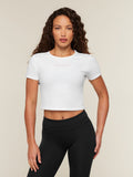 Gymshark For The Ones Who Show Up Graphic Baby Tee — White — 1