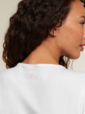 Gymshark For The Ones Who Show Up Graphic Baby Tee — White — 6