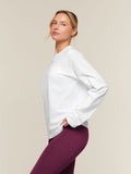 Gymshark For The Ones Who Show Up Graphic Long Sleeve Top — White — 3