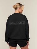 Gymshark For The Ones Who Show Up Graphic Sweatshirt — Black — 2