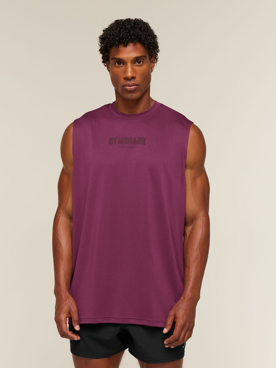 Gymshark Motion Blur Graphic Tank — Strength Pink — 1