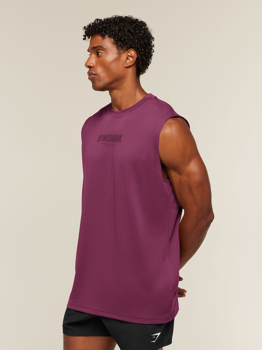 Gymshark Motion Blur Graphic Tank — Strength Pink — 3