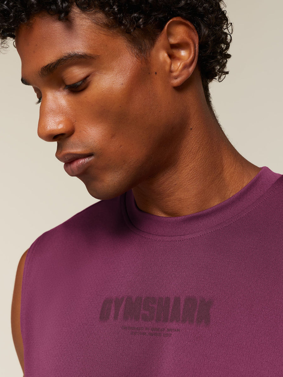 Gymshark Motion Blur Graphic Tank — Strength Pink — 5