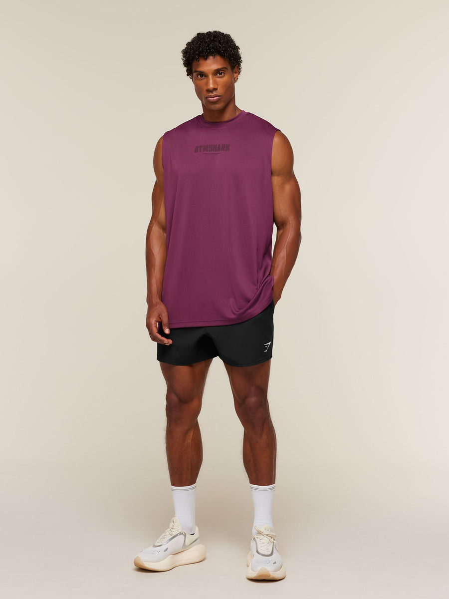 Gymshark Motion Blur Graphic Tank — Strength Pink — 6