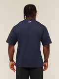 Gymshark Faded Collegiate Graphic T-Shirt — Heavy Blue — 2