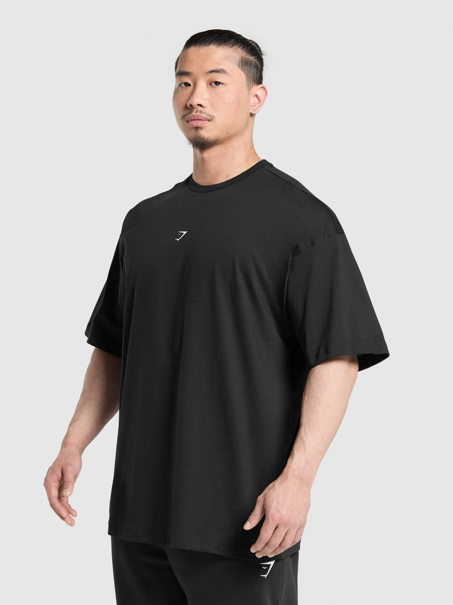 Gymshark Atlas T-Shirt — Black — 5