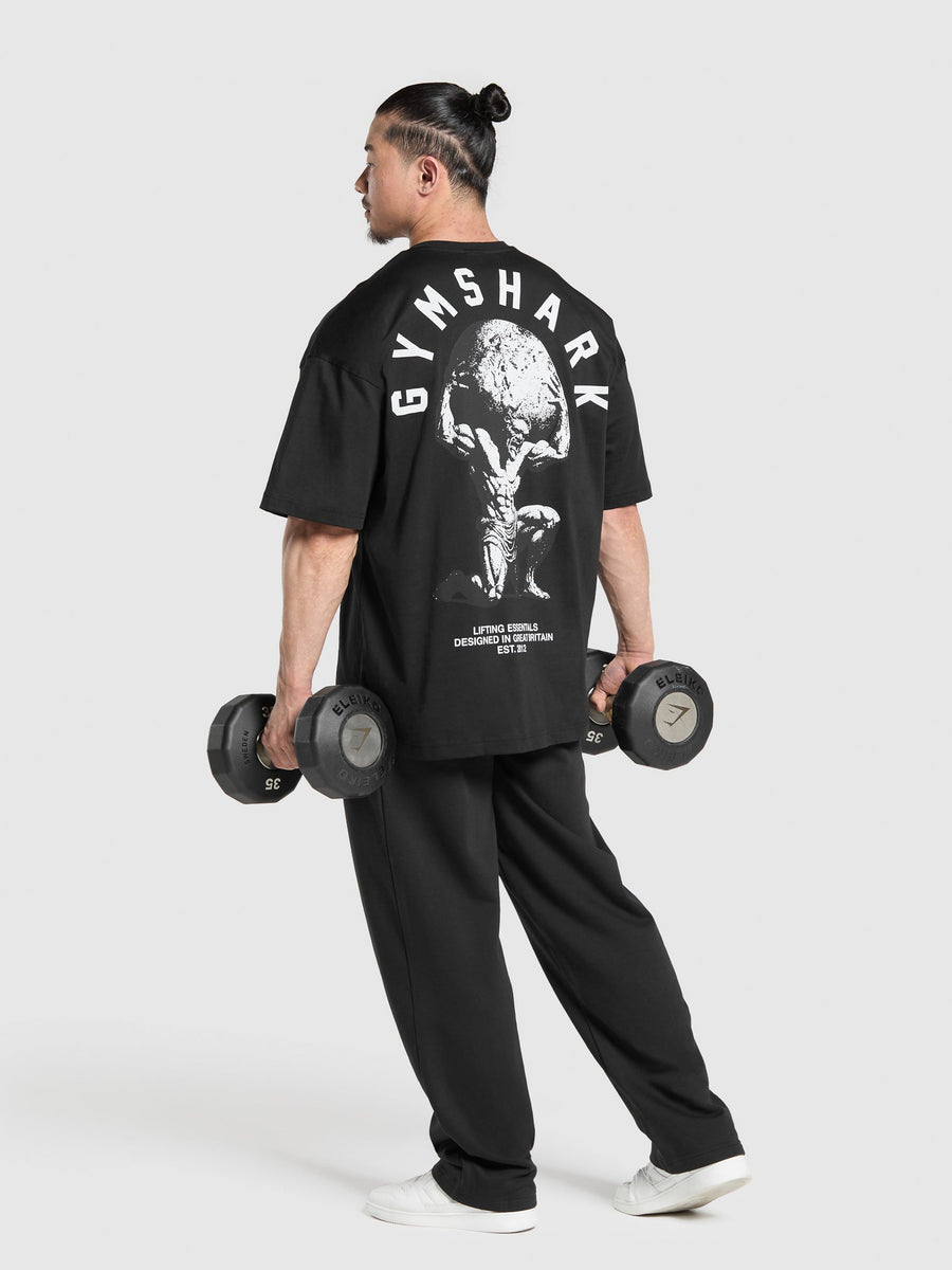 Gymshark Atlas T-Shirt — Black — 4