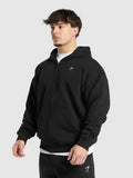 Gymshark Atlas Zip Up Hoodie — Black — 5
