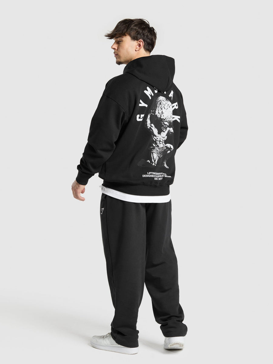Gymshark Atlas Zip Up Hoodie — Black — 3