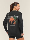 Gymshark Juicy Peach Long Sleeve T-Shirt — Black — 1