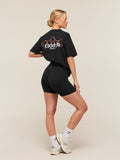 Gymshark Locked In Graphic Short Sleeve T-Shirt — Black — 4