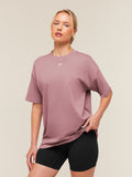 Gymshark Locked In Graphic Short Sleeve T-Shirt — Calm Pink — 1