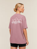Gymshark Locked In Graphic Short Sleeve T-Shirt — Calm Pink — 2