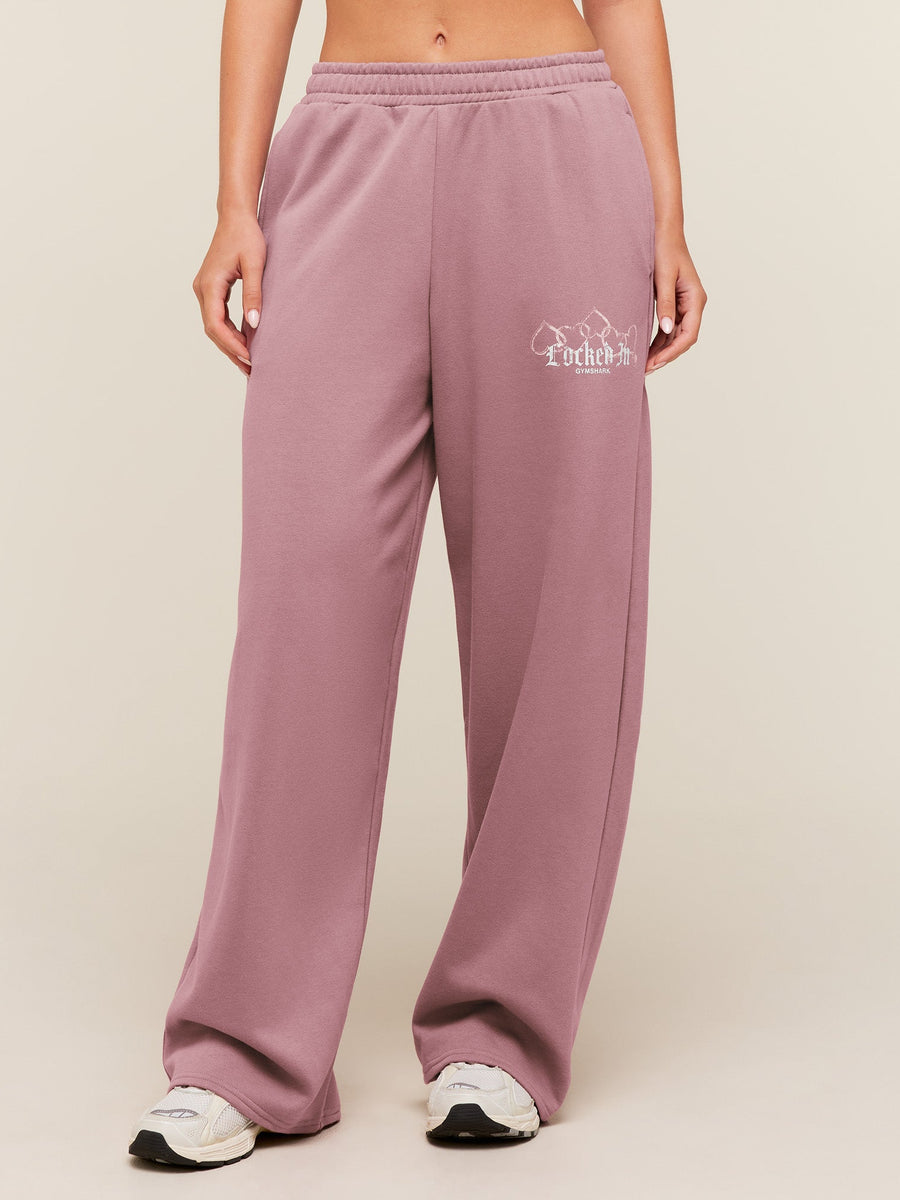 Gymshark Locked In Graphic Jogger — Calm Pink — 1