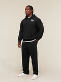Gymshark Faded Collegiate Graphic Hoodie — Black — 6