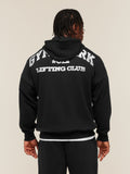 Gymshark Faded Collegiate Graphic Hoodie — Black — 1