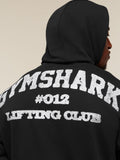 Gymshark Faded Collegiate Graphic Hoodie — Black — 5