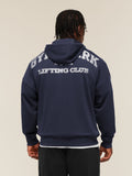 Gymshark Faded Collegiate Graphic Hoodie — Heavy Blue — 1