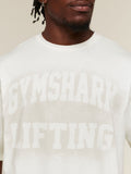 Gymshark Faded Lifting Graphic T-Shirt — Soft White — 5