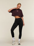 Gymshark Chrome Graphic Crop Top — Cherry Purple — 4