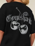 Gymshark Chrome Graphic T-Shirt — Black — 5