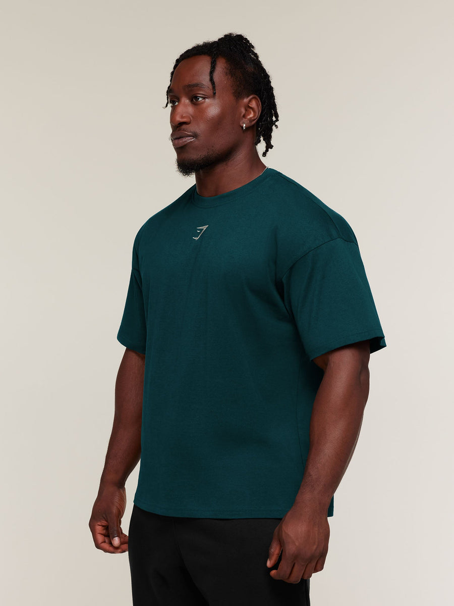 Gymshark Chrome Graphic T-Shirt — Tactical Teal — 3