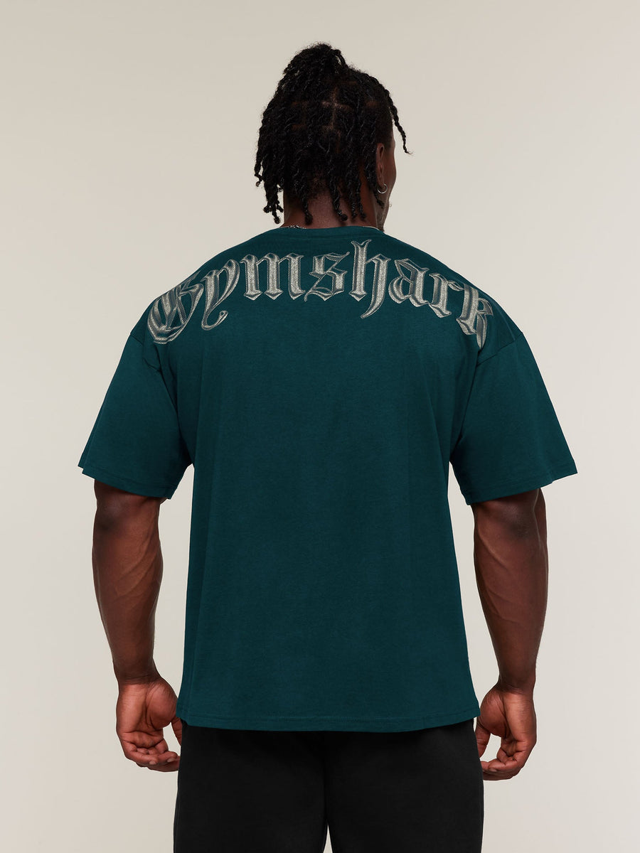 Gymshark Chrome Graphic T-Shirt — Tactical Teal — 1