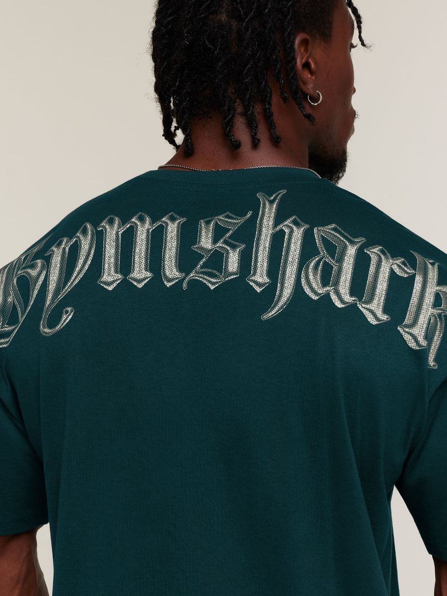 Gymshark Chrome Graphic T-Shirt — Tactical Teal — 5